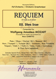MOZART - REQUIEM K. 626 - Dies Irae - Full Orchestra - SCORE & PARTS Sheet Music by Wolfgang Amadeus Mozart