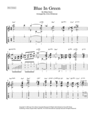 Blue In Green - Jazz Guitar Chord Melody Sheet Music by Miles Davis