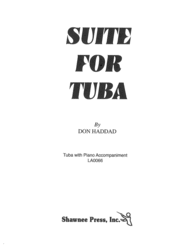 Suite for Tuba Sheet Music by Don Haddad