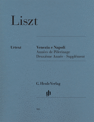 Venezia e Napoli Sheet Music by Franz Liszt