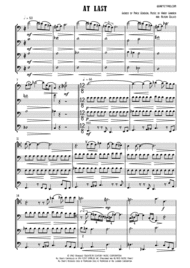At Last - Cello Quartet Sheet Music by Etta James