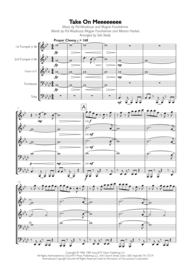 A-ha - Take On Me for Brass Quintet Sheet Music by a-ha