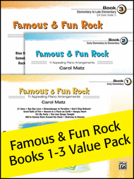Famous & Fun Rock 1-3 (Value Pack) Sheet Music by Carol Matz