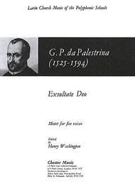 Exsultate Deo Sheet Music by Giovanni Pierluigi da Palestrina