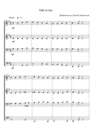 Ode to Joy by Beethoven Sheet Music by Ludwig van Beethoven