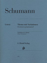 Variations on a Theme in E Flat Major (Ghost Variations) Anh.F24 Sheet Music by Robert Schumann
