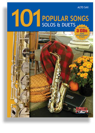 101 Popular Songs for Alto Sax * Solos & Duets * with 3 CDs Sheet Music by Various