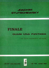 Finale quasi una fantasia Sheet Music by Joachim Stutschewsky