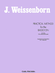 Practical Method for the Bassoon Sheet Music by Julius Weissenborn