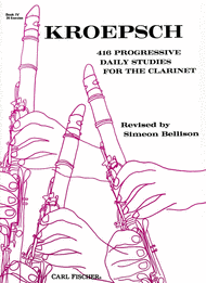 416 Progressive Daily Studies For the Clarinet Sheet Music by Fritz Kroepsch