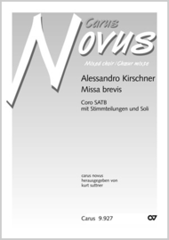 Missa brevis Sheet Music by Alessandro Kirschner
