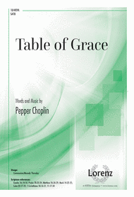 Table of Grace Sheet Music by Pepper Choplin