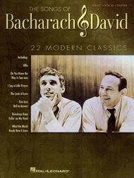 The Songs Of Bacharach & David Sheet Music by Burt Bacharach