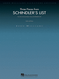 Three Pieces From "Schindler's List" Sheet Music by Itzhak Perlman