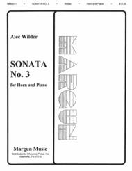Sonata No. 3 Sheet Music by Alec Wilder