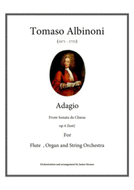 Adagio in g minor for flute