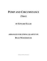Pomp and Circumstance - String Quartet Sheet Music by Edward Elgar