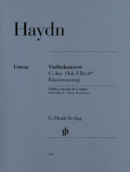 Concerto for Violin and Orchestra in G Major Hob. VIIa:4 Sheet Music by Franz Joseph Haydn