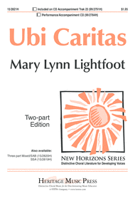 Ubi Caritas Sheet Music by Mary Lynn Lightfoot