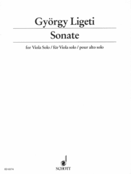 Sonata Sheet Music by Gyorgy Ligeti