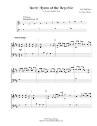 Battle Hymn of the Republic - for 2-octave handbell choir Sheet Music by Julia Ward Howe