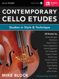 Contemporary Cello Etudes Sheet Music by Mike Block