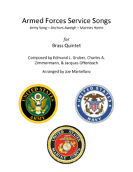 Armed Forces Service Songs Sheet Music by Edmund L. Gruber