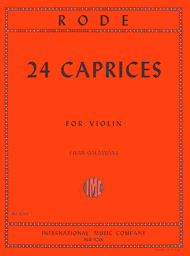 24 Caprices Sheet Music by Pierre Rode (1774-1830)