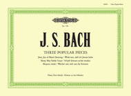 Three Popular Piano Duets Sheet Music by Johann Sebastian Bach