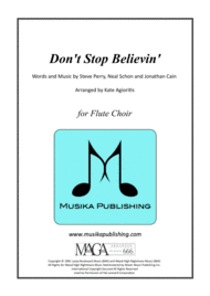 Don't Stop Believin' - for Flute Choir Sheet Music by Journey