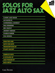 Solos For Jazz Alto Sax Sheet Music by Bronislau Kaper