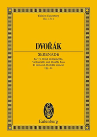 Serenade D minor op. 44 B 77 Sheet Music by Antonin Dvorak