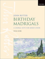 Birthday Madrigals Sheet Music by John Rutter
