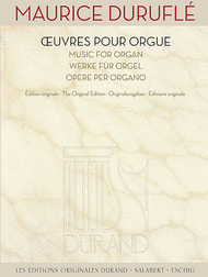 Music for Organ [Oeuvres pour Orgue) Sheet Music by Maurice Durufle