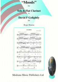 "Moods" for Solo B Flat Clarinet Sheet Music by David. F. Golightly.