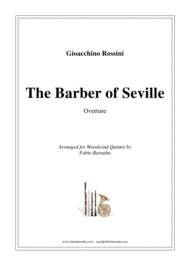 The Barber of Seville - Overture for Woodwind Quintet Sheet Music by Gioachino Rossini