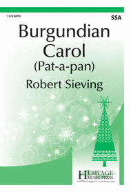 Burgundian Carol Sheet Music by Robert Sieving