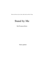 Ben E. King: Stand By Me - brass quintet Sheet Music by Ben E. King