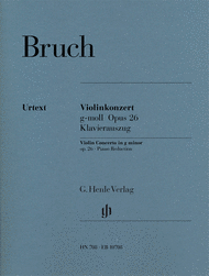 Violin Concerto in G Minor Op. 26 Sheet Music by Max Bruch