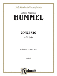 Trumpet Concerto Sheet Music by Johann Nepomuk Hummel