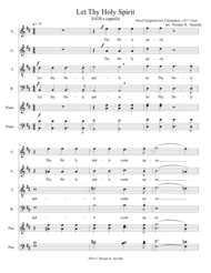 Let Thy Holy Spirit (SATB) Sheet Music by Pavel (Paul) Grigorievich Chesnokov