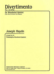 Divertimento - No. 1 in B-Flat Sheet Music by Franz Joseph Haydn
