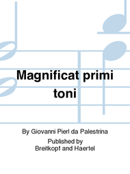 Magnificat primi toni Sheet Music by Giovanni Pierl da Palestrina