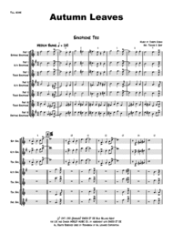 Autumn Leaves - Jazz Classic - Les feuilles mortes - Saxophone Trio Sheet Music by Joseph Kosma