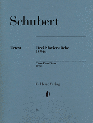 3 Piano pieces - Impromptus - D 946 from the estate (revised edition) Sheet Music by Franz Schubert