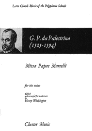 Missa Papae Marcelli Sheet Music by Giovanni Pierluigi da Palestrina