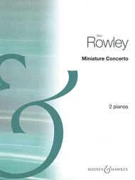 Miniature Concerto Sheet Music by Alec Rowley