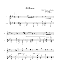 Sicilienne....Maria-Teresa von Paradis (flute [oboe