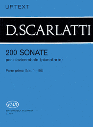 200 Sonate per clavicembalo (pianoforte) 1 Sheet Music by Gyorgy Balla