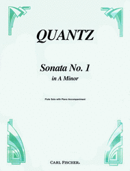 Sonata No. 1 in A Minor Sheet Music by Johann Joachim Quantz